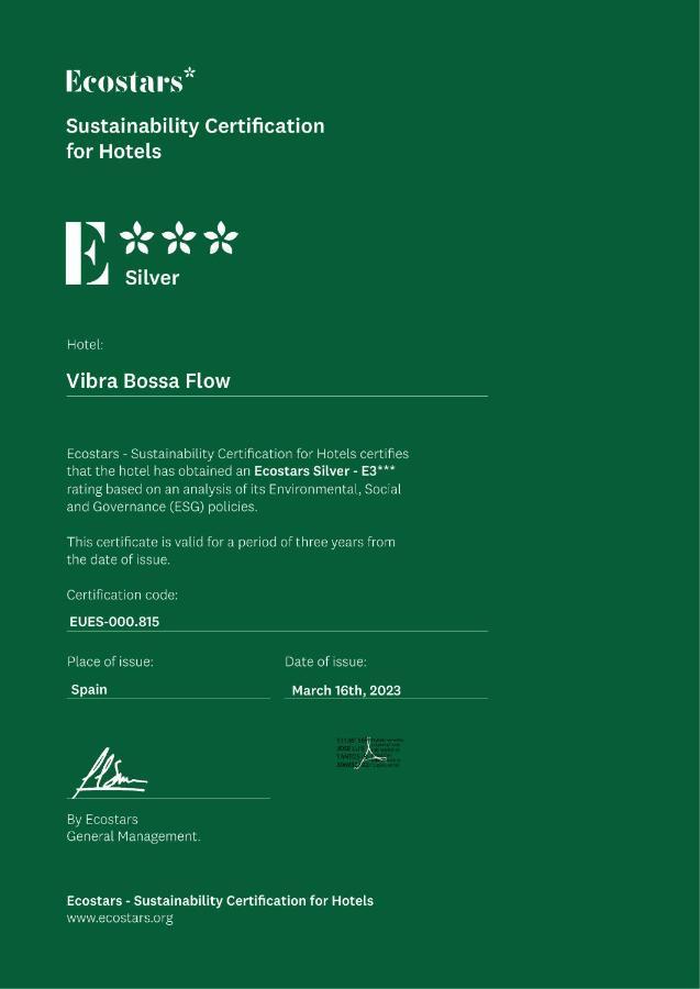 Hotel Vibra Bossa Flow - Adults Only Плайя-ден-Босса Екстер'єр фото